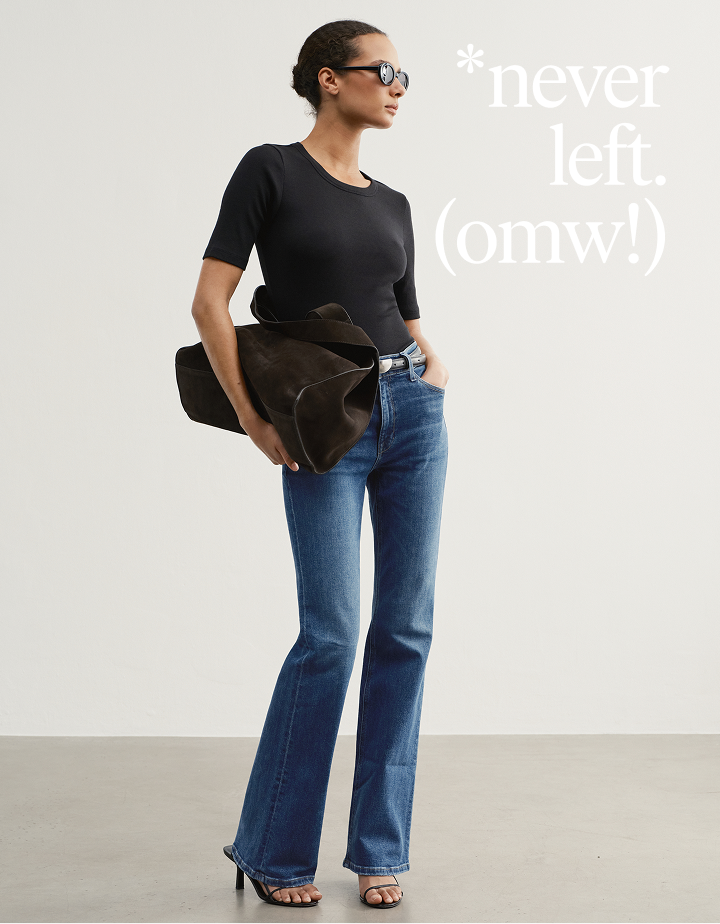 Same fit through the waist, bum and hips as our cult classic jean, The Secret Sauce