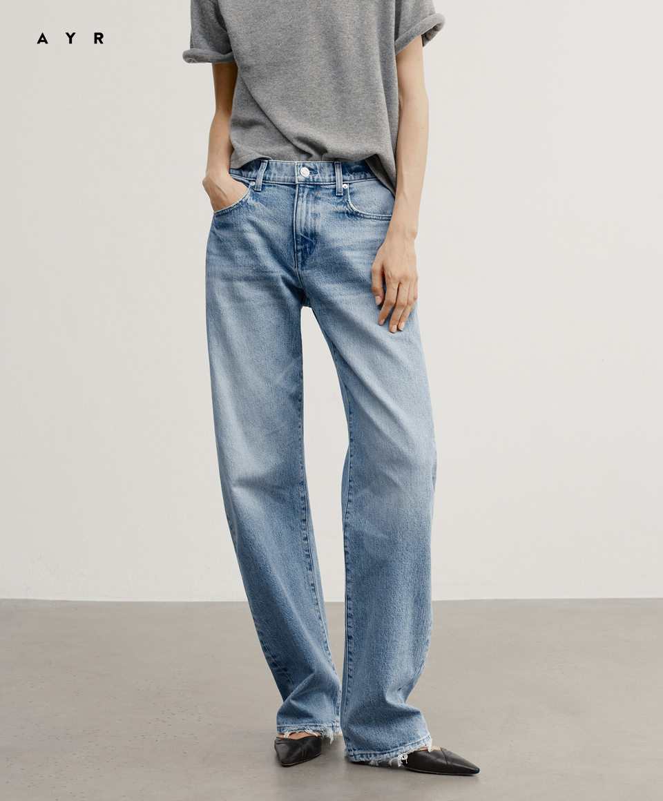 The Culture jean. Japanese denim that looks rigid but feels buttery soft.