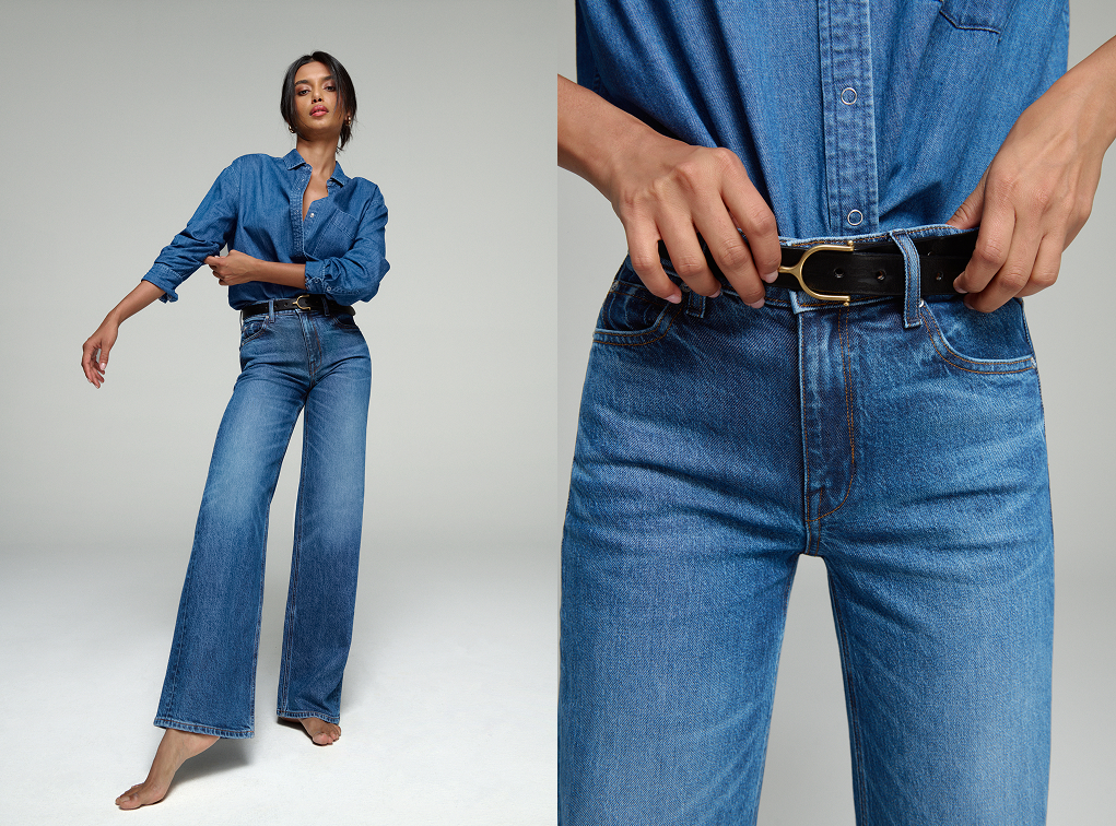 Now in Stoked. Medium dark wash with a heritage feel.