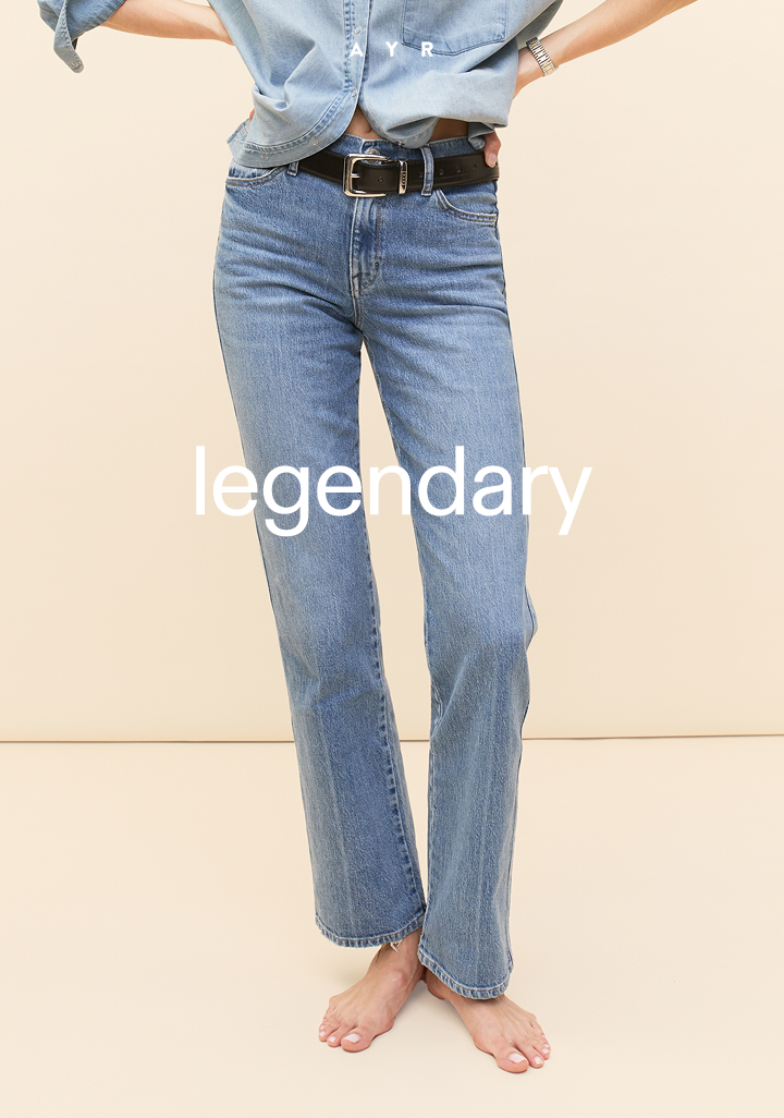 legendary. the legend jean in hypnotize is back in stock.