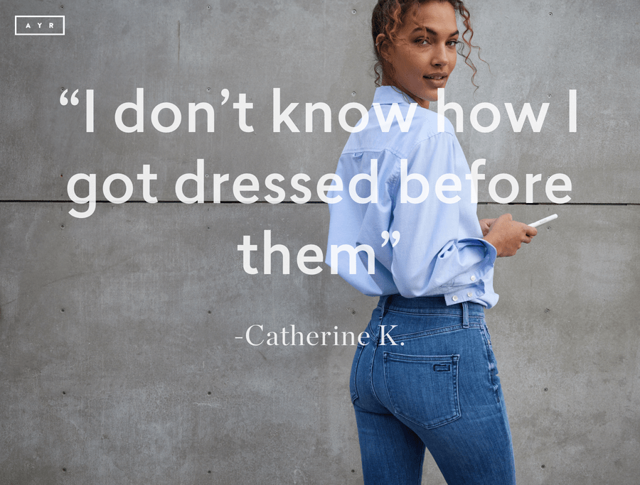 the search for the perfect jean ends right here. right now.