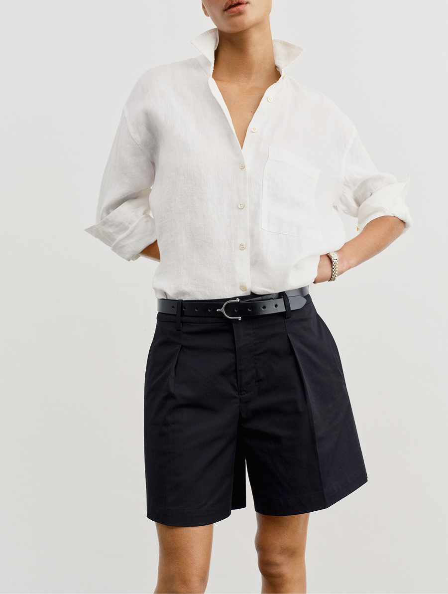 Introducing: The Skip. An easy mid-rise trouser short.