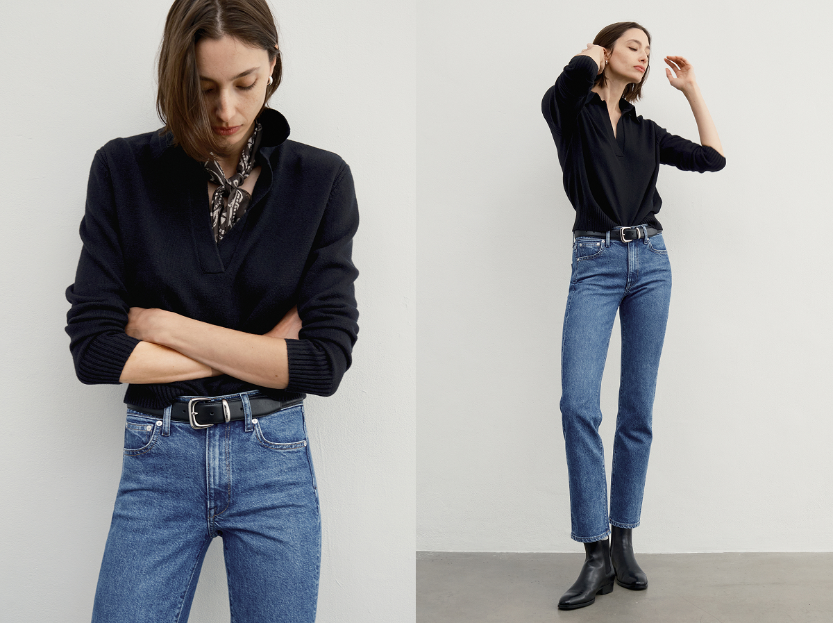 Shown in Black. Traceable, 100% ultraluxe cashmere.