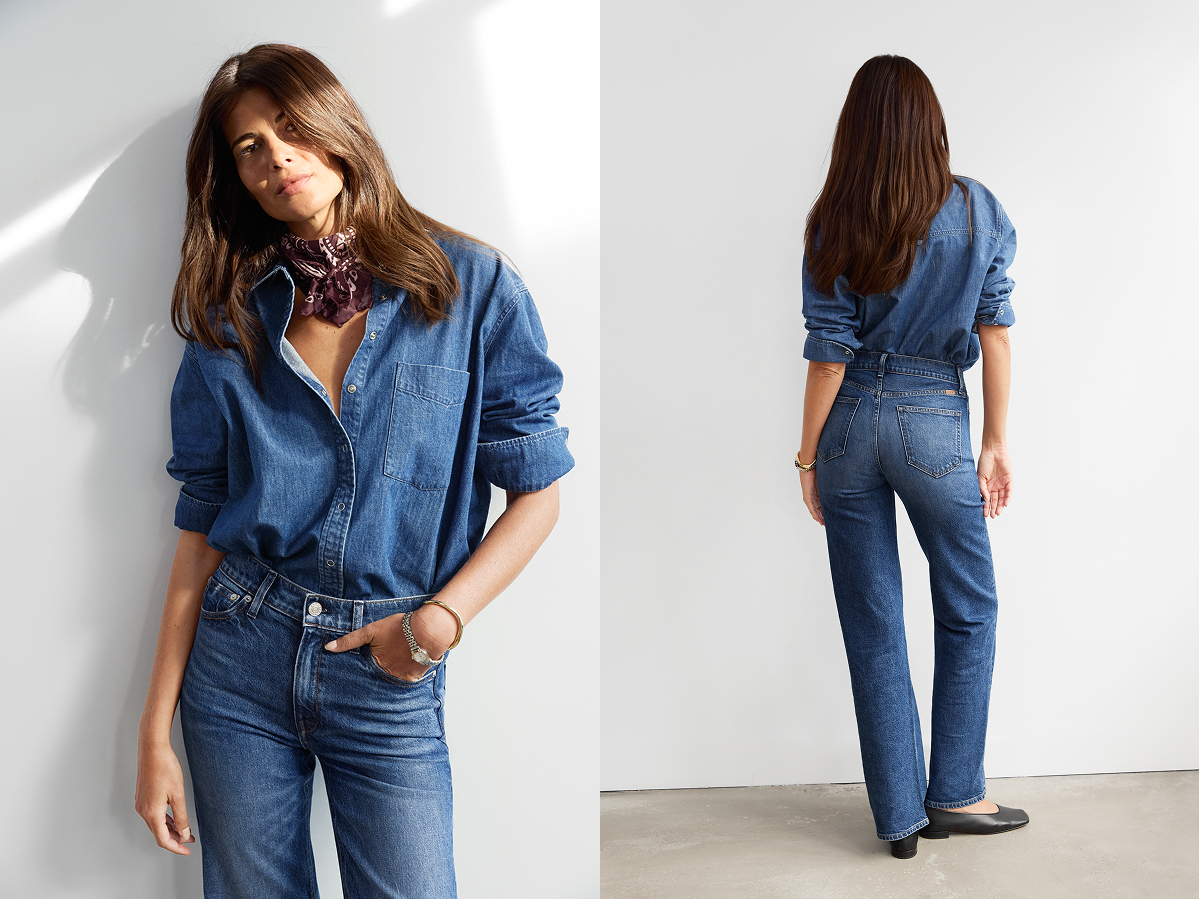 Shown in Stoked wash. Premium denim with the perfect amount of stretch. Made in L.A.