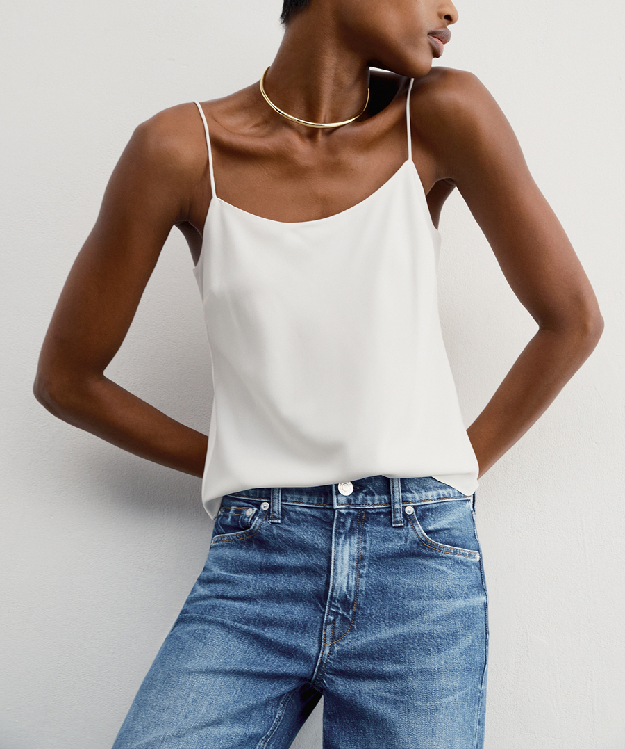 Introducing: The Tini Tank silk camisole.