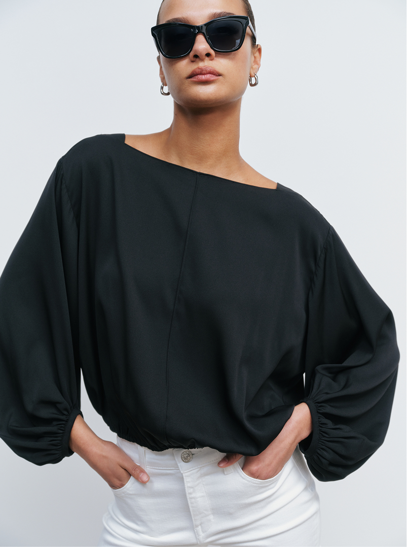 It's back: The Corto heavy silk top. Don't miss out.