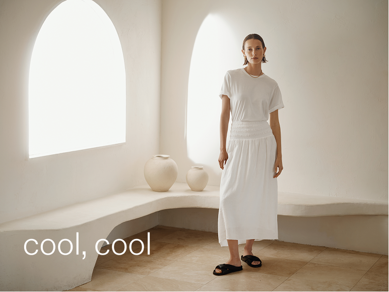 cool, cool. shop the afterglow skirt now