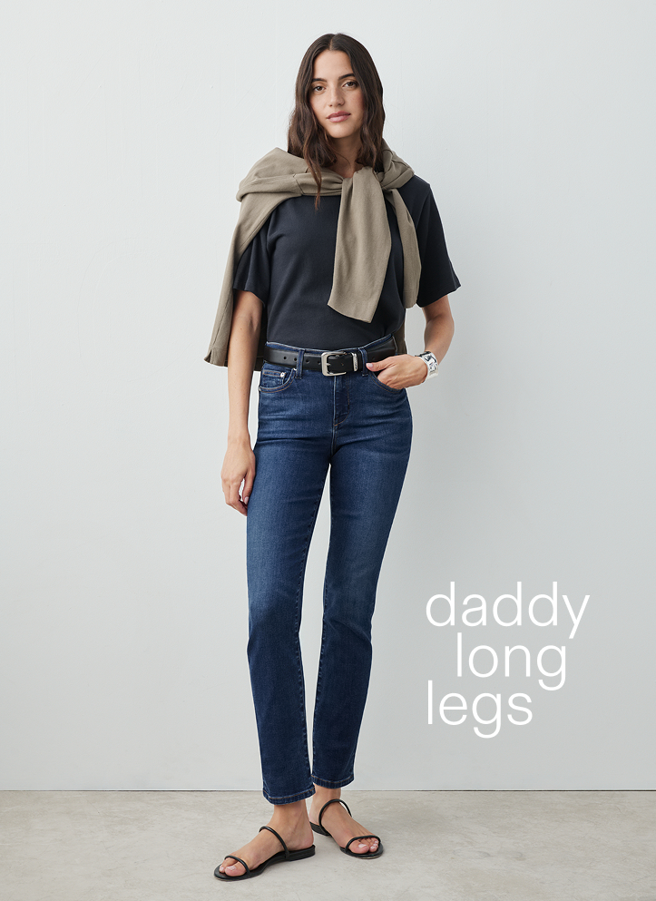daddy long legs. shop our women's denim!