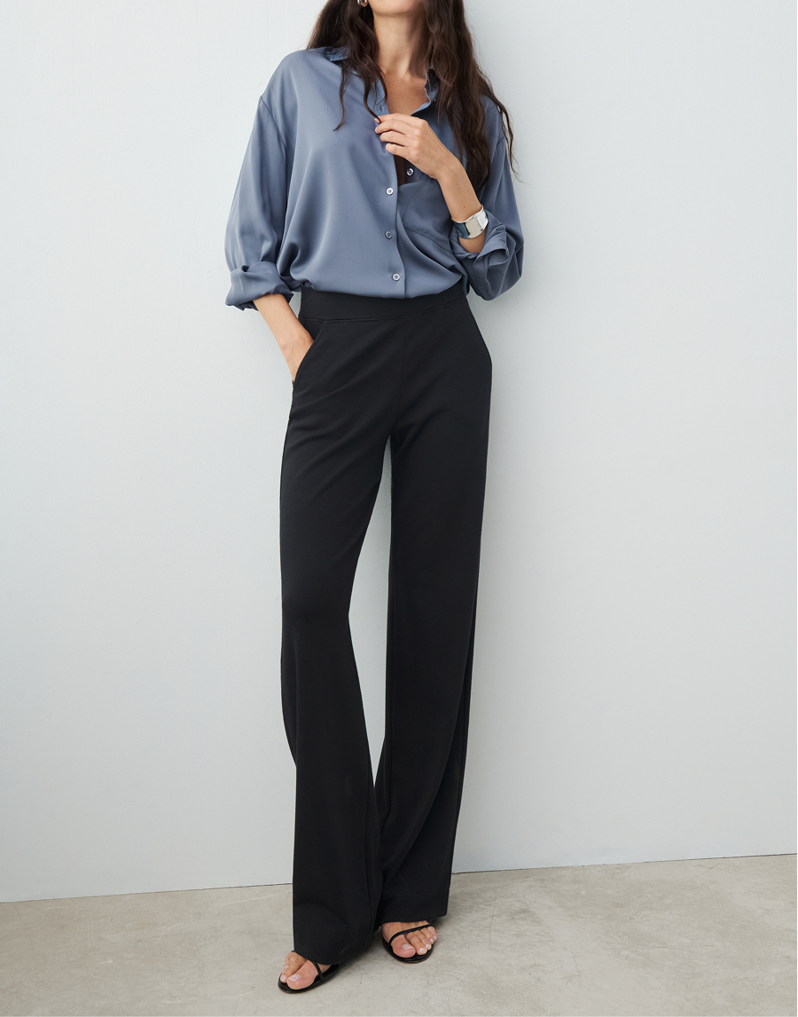 Cut from our signature blend of Peruvian pima cotton and premium modal. 