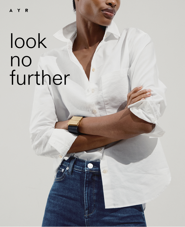 look no further. the deep end shirt in white oxford is back. don't miss it.