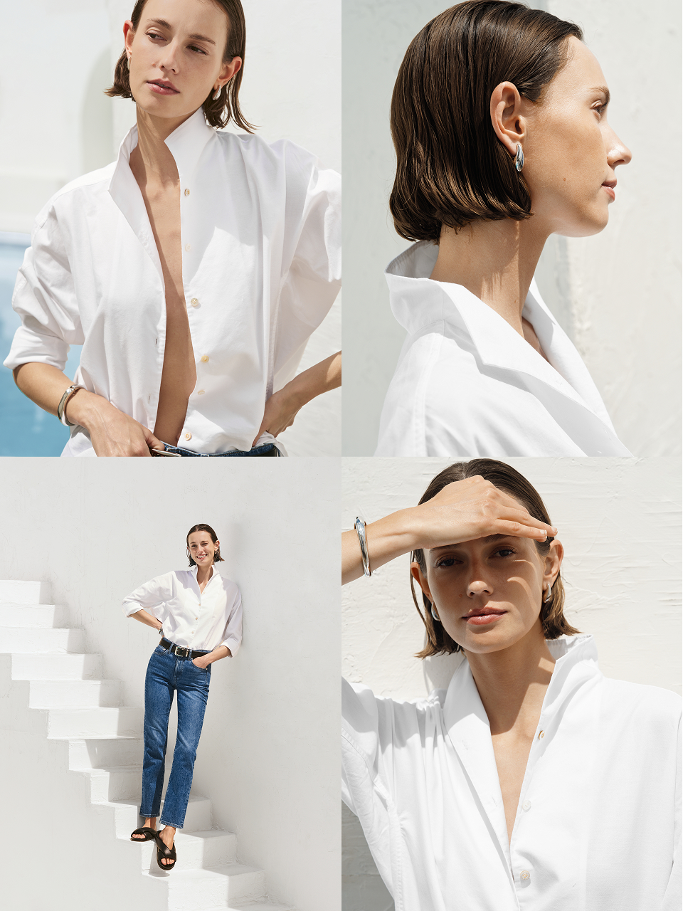 100% cotton oxford. Milled in Italy. A true year-round classic.