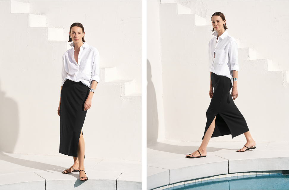 Made from our delightfully soft, stretchy, holds-you-innie blend of Peruvian Pima cotton modal 