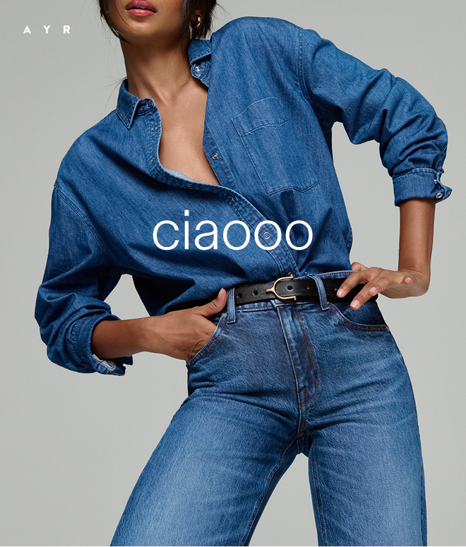 ciaooo. italian denim cotton. the deep end in odeon.