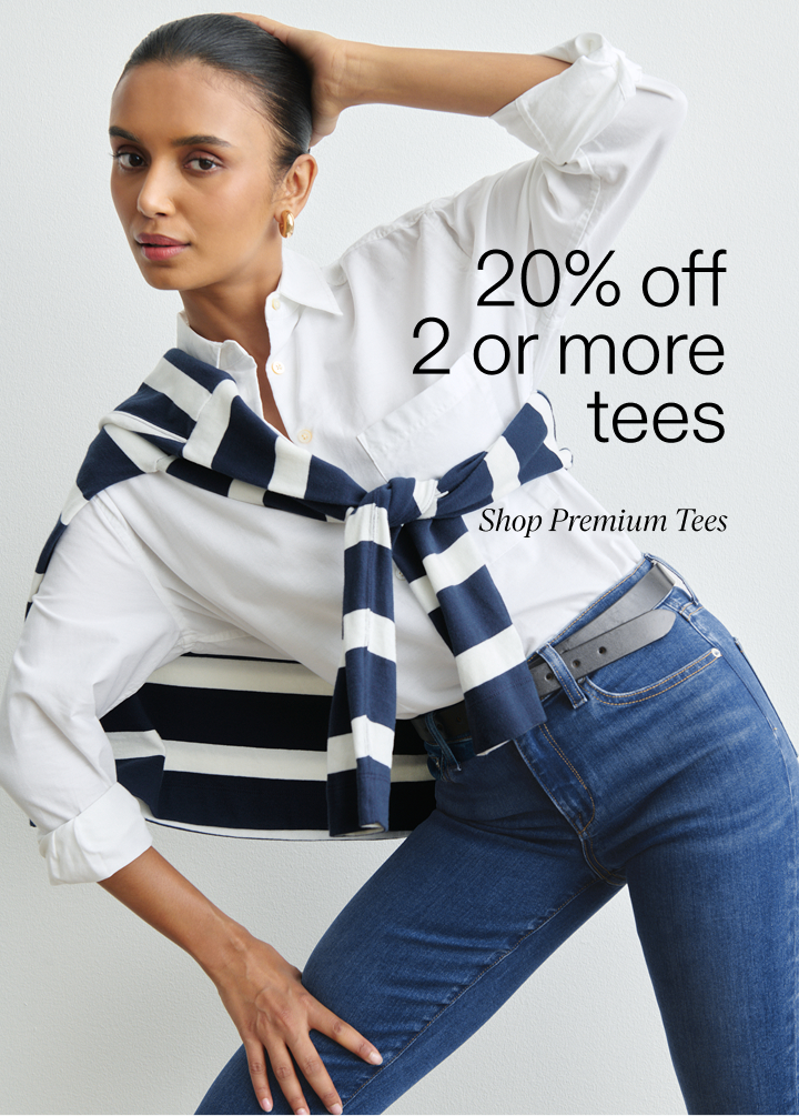 20% off 2 or more. Shop premium tees.