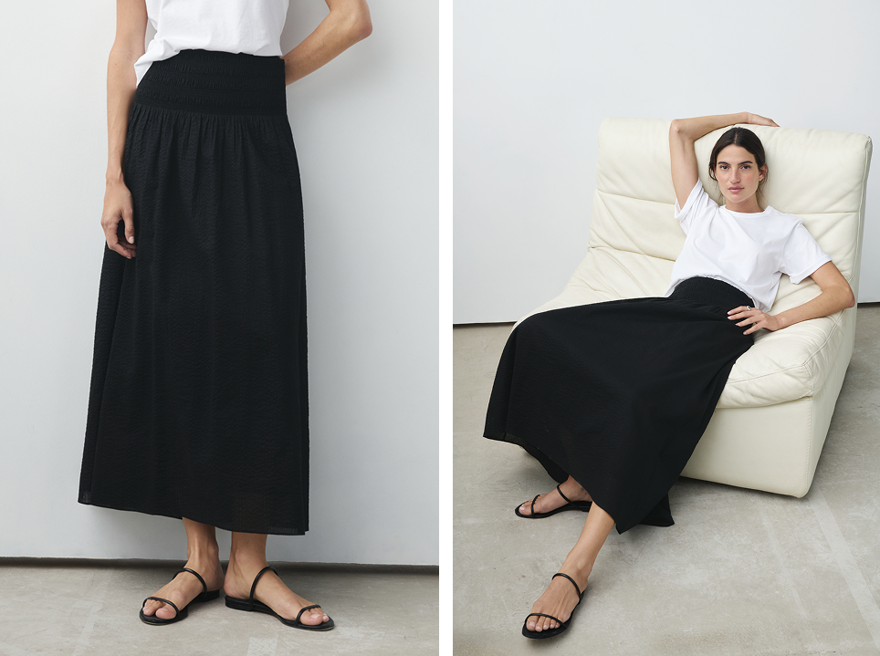 A refined version of everyone's favorite skirt.