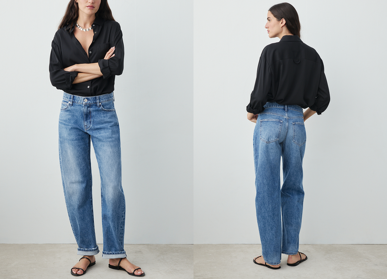 Shown in Bingo. Premium recycled-cotton denim with just the right amount of stretch in a vintage-inspired wash.