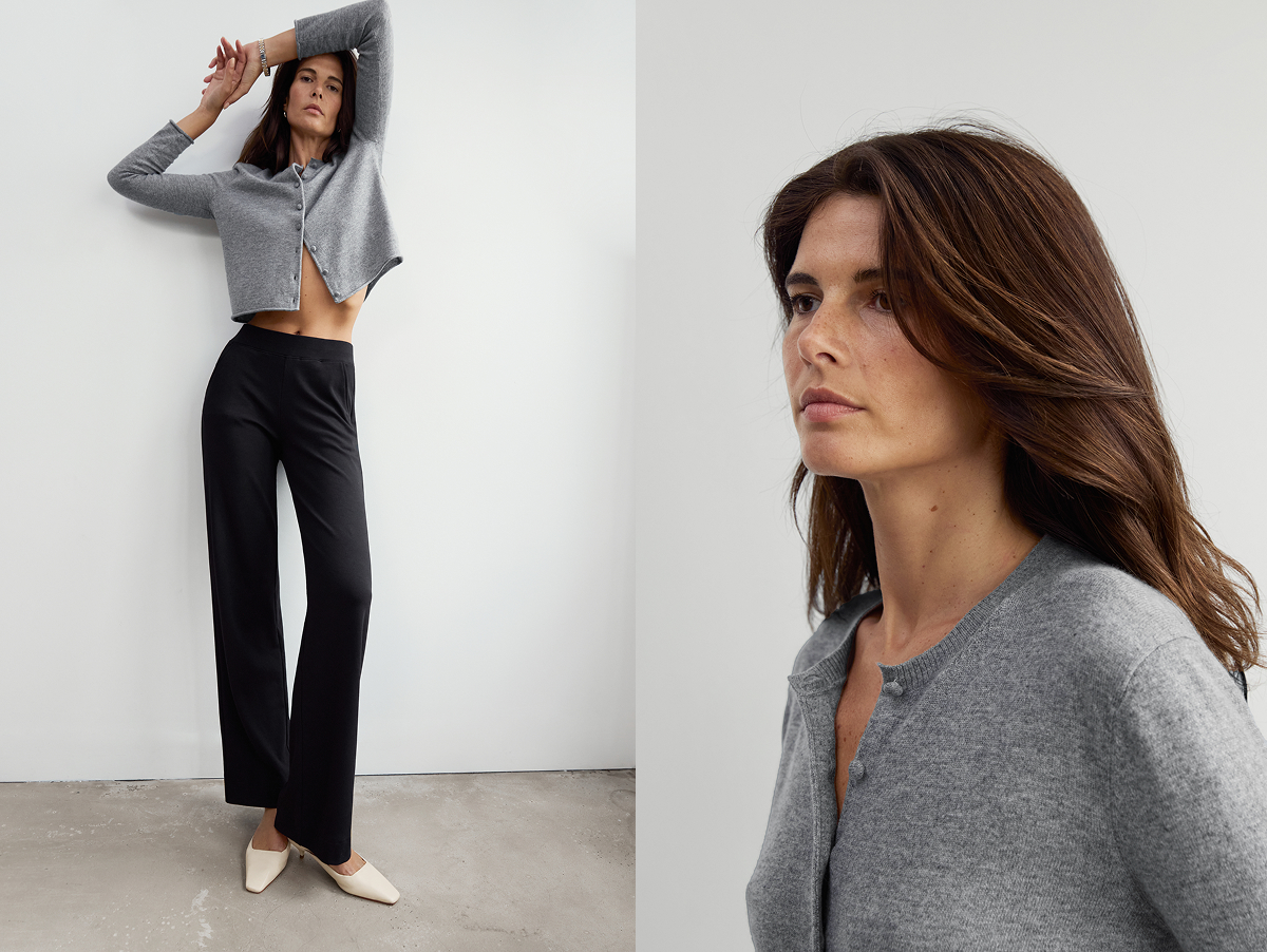 Shown in Weimaraner. A wearable little luxury.