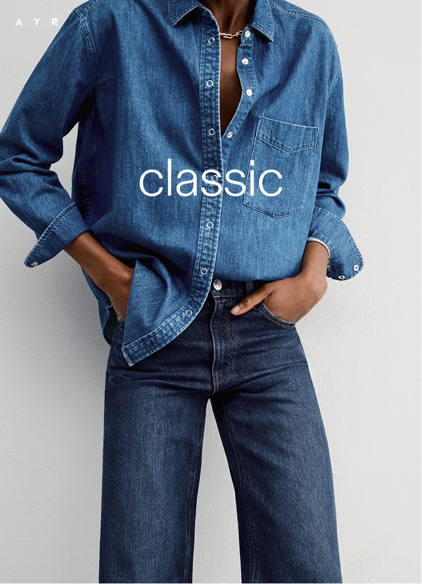 classic. the deep end shirt in odeon. shop now.