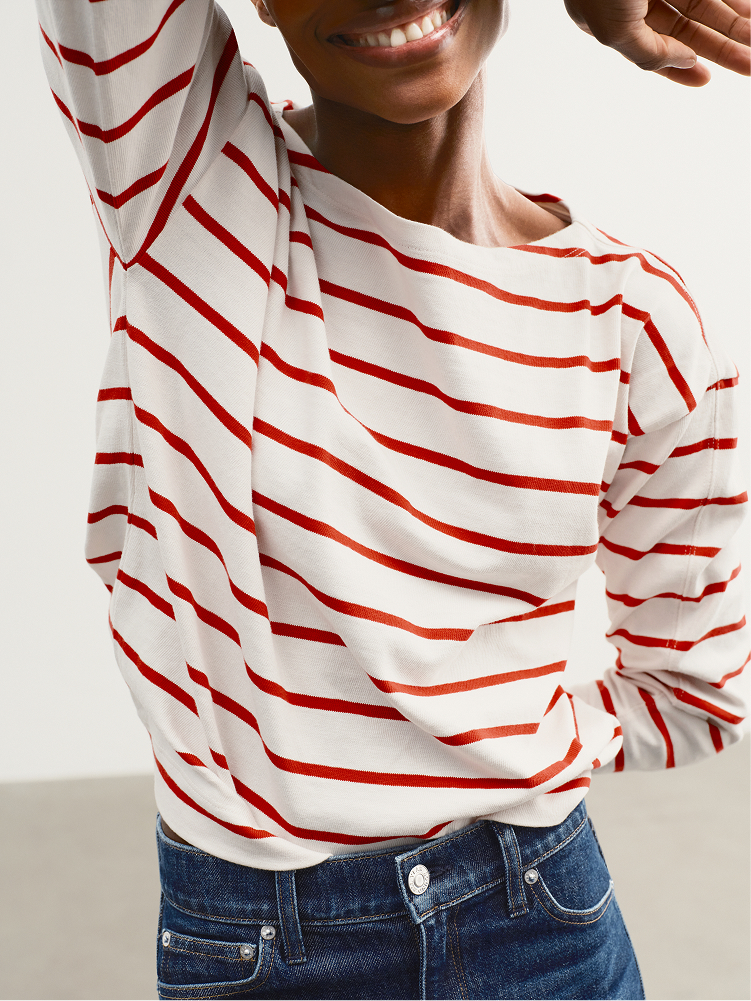 Selling out: The Divers boatneck tee.