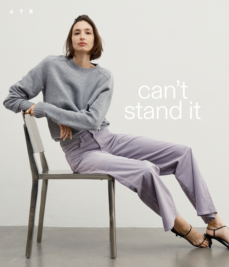 can't stand it. the big salad corduroy pants.