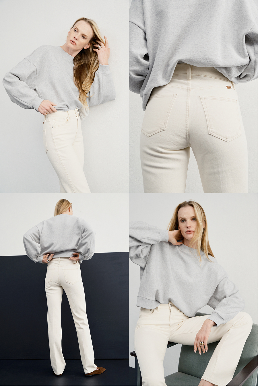 Moderate straight-leg with a waist-snatching high rise. 