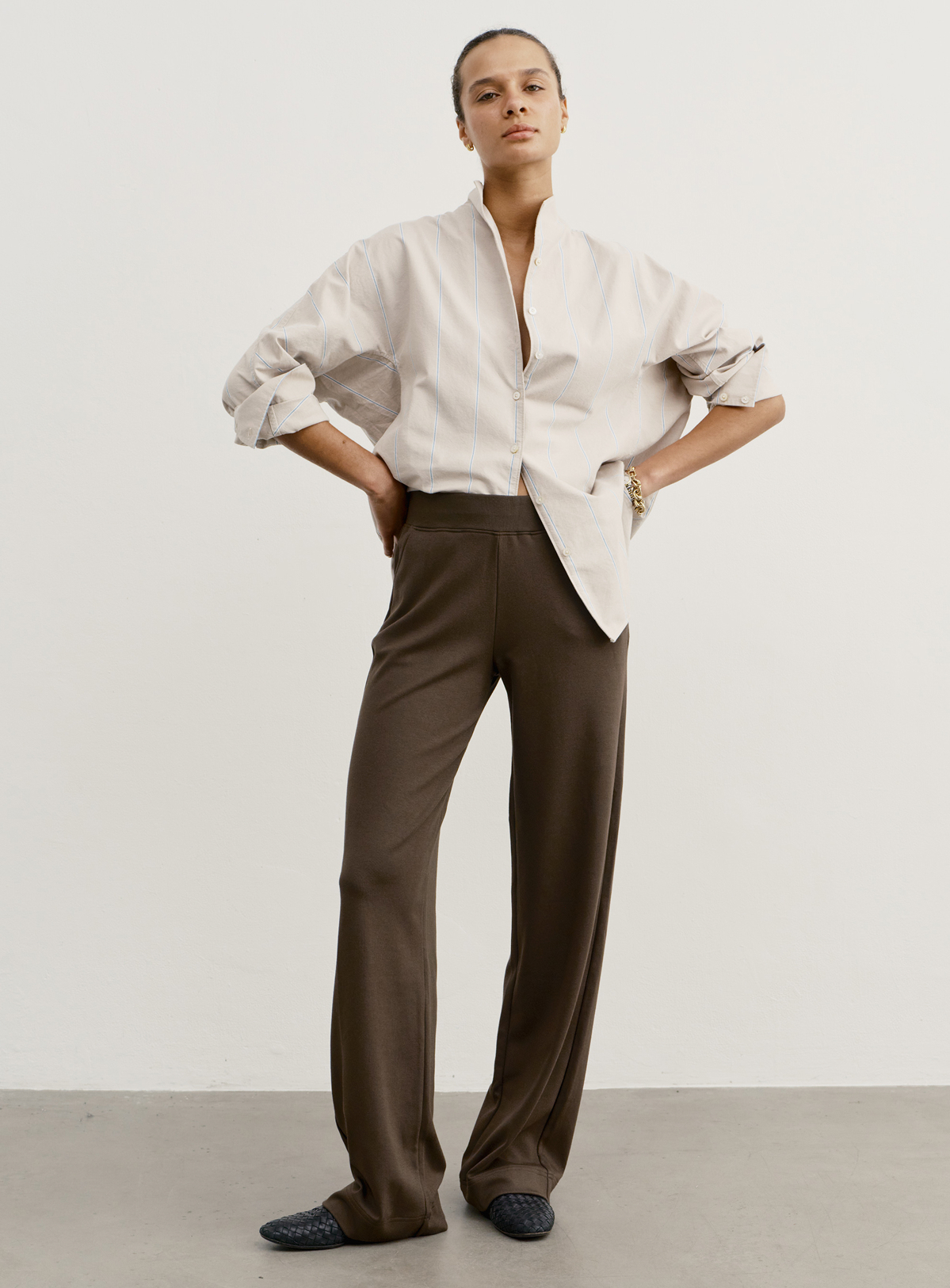 Cut from our signature blend of Peruvian pima cotton and premium modal. 