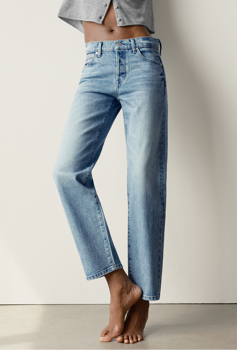 The Chaser jean. A relaxed cropped jean with boyish appeal.