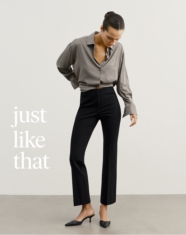 just like that. wear it everywhere, with everything. shop now.