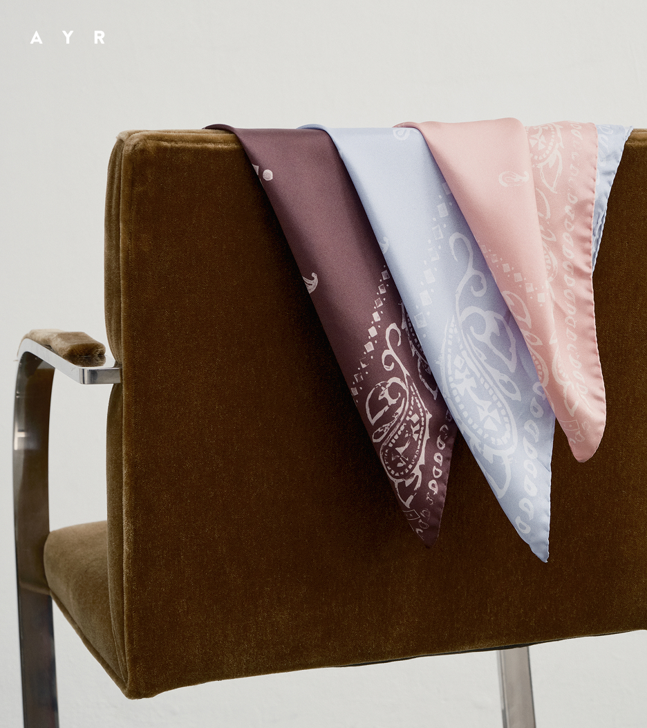 introducing: Italian silk bandanas. shop now.