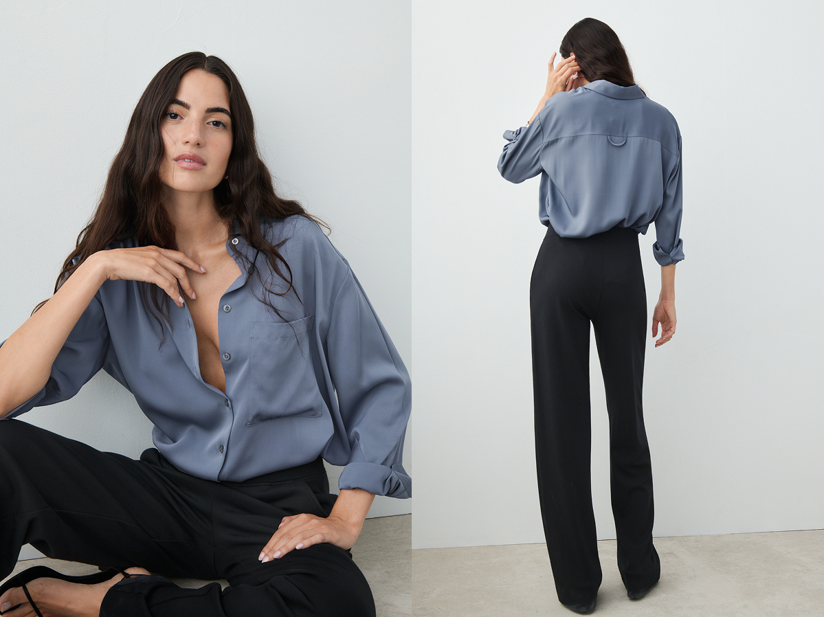 Cut from our signature blend of Peruvian pima cotton and premium modal. 