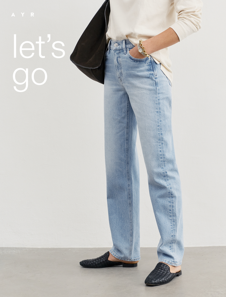 let's go. the bud jean in kiki. shop now.