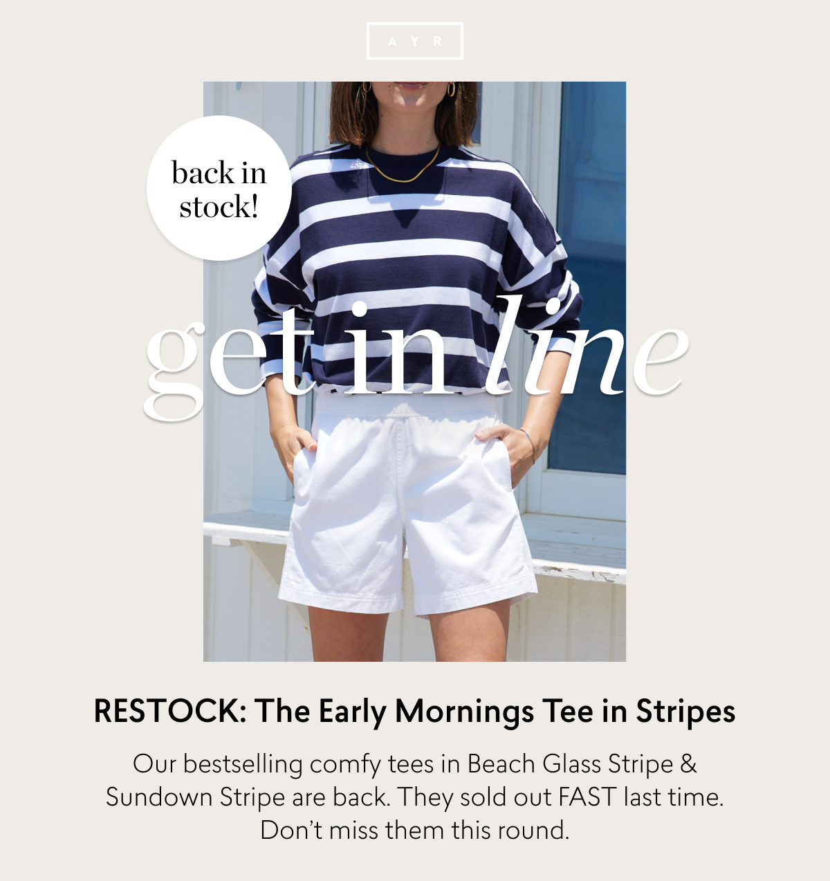 the stripes are BACK!!!!