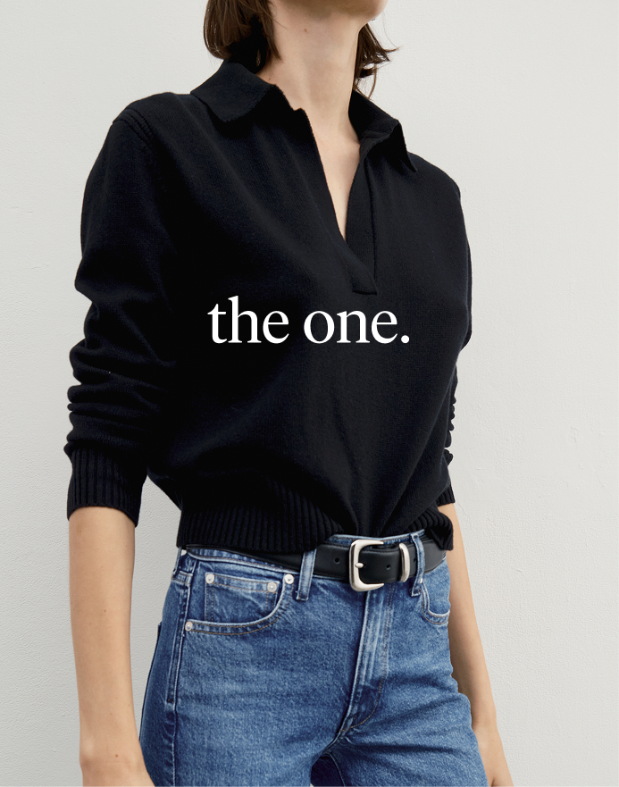 the one. the cashmere polo.