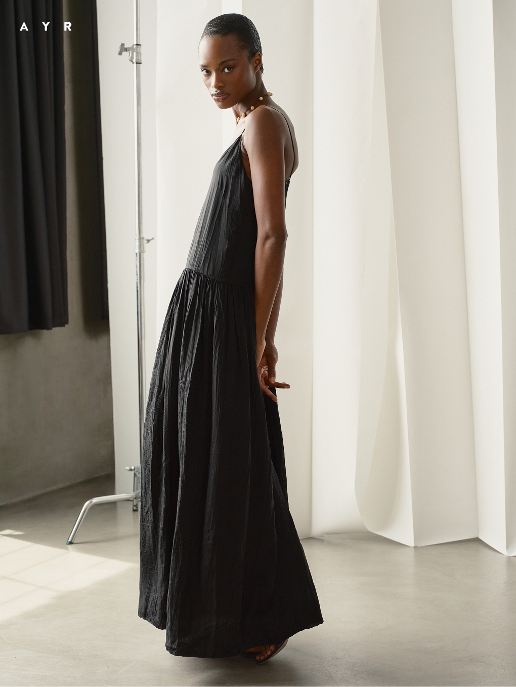 Introducing: The Hydro maxi dress. Now in Black.