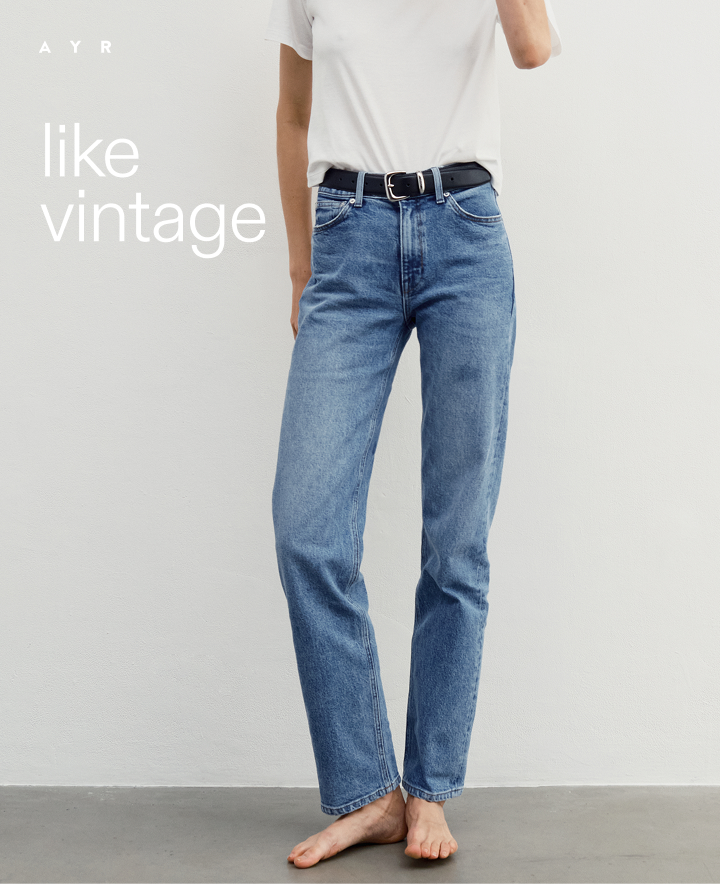 like vintage. the bud jean is selling out. don't miss out.