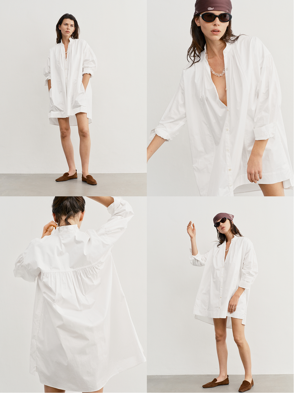 Crisp white pure cotton poplin. Shop now. 