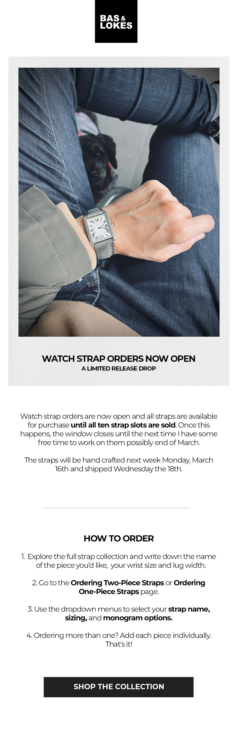 Limited Release Strap Drop