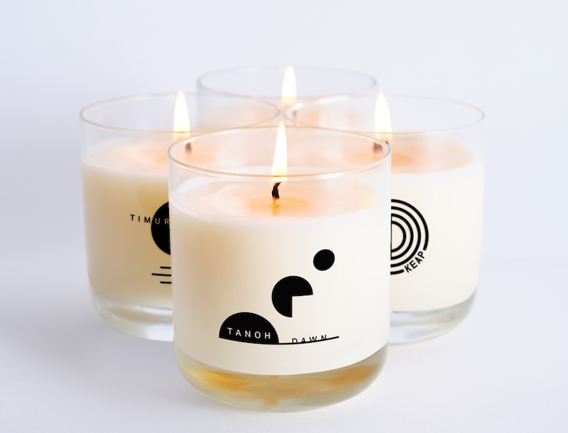 The Keap Subscription with three candles