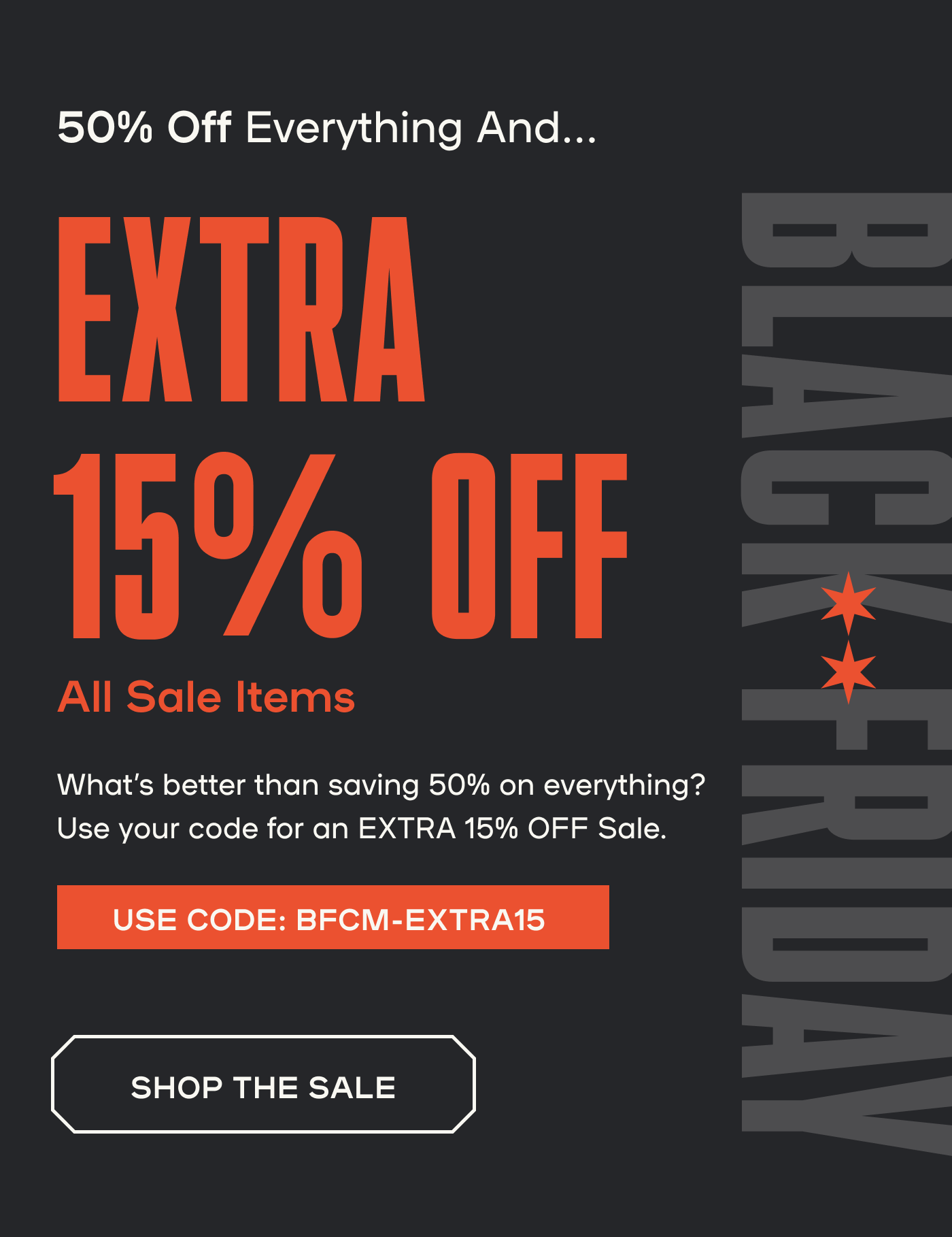 50% Off Everything