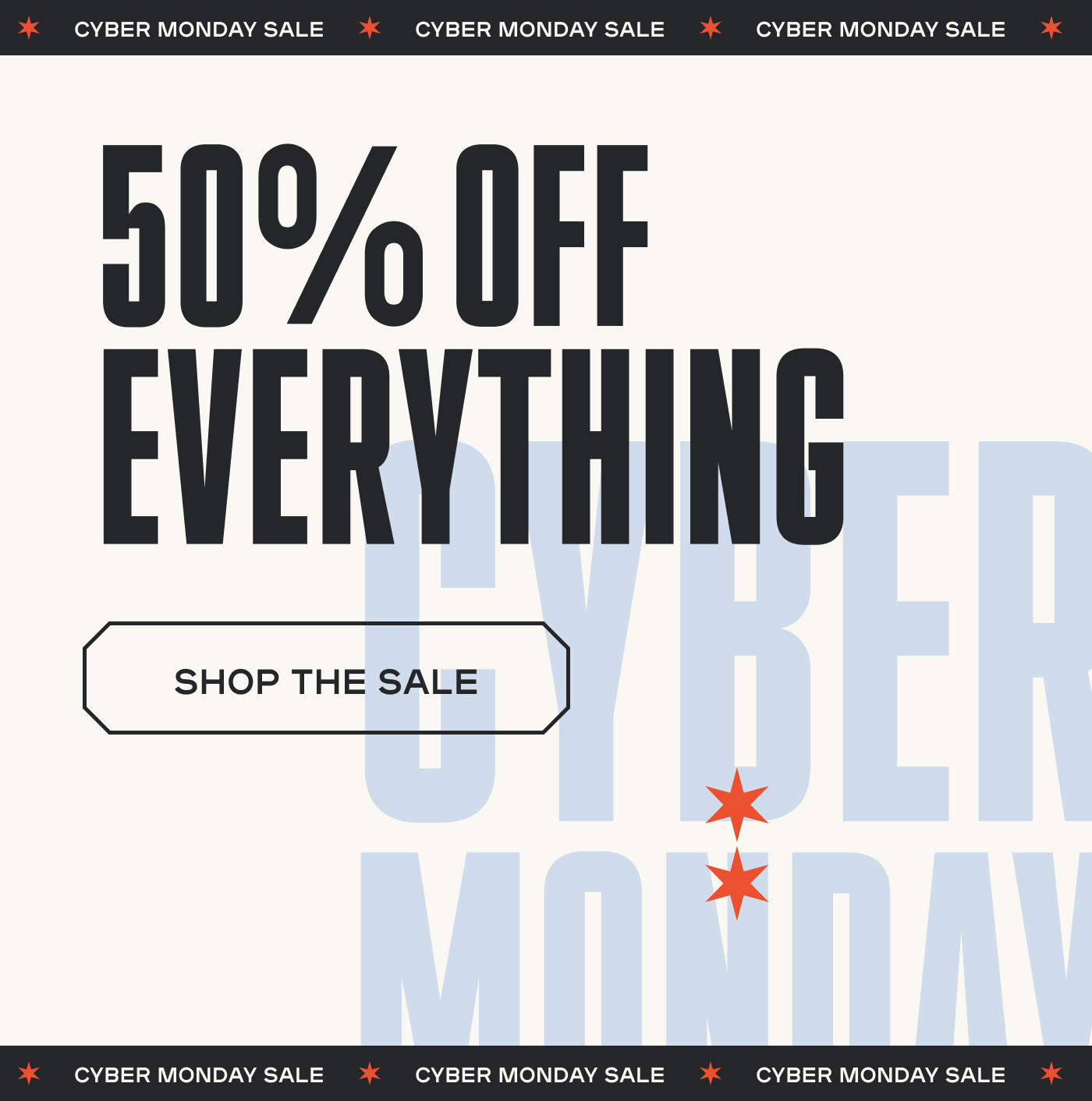 50% Off Everything