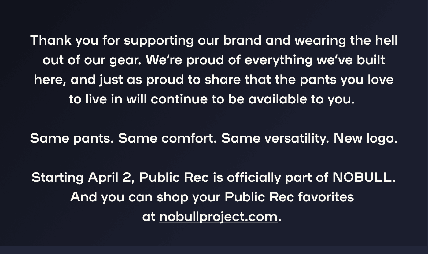 Public Rec Is Now NOBULL