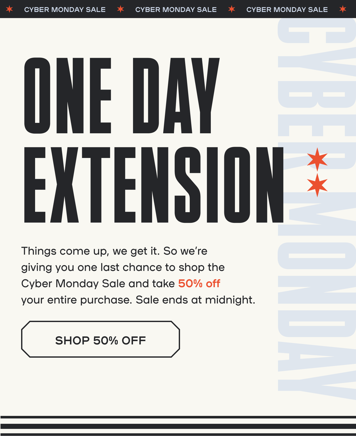 Shop 50% Off Everything