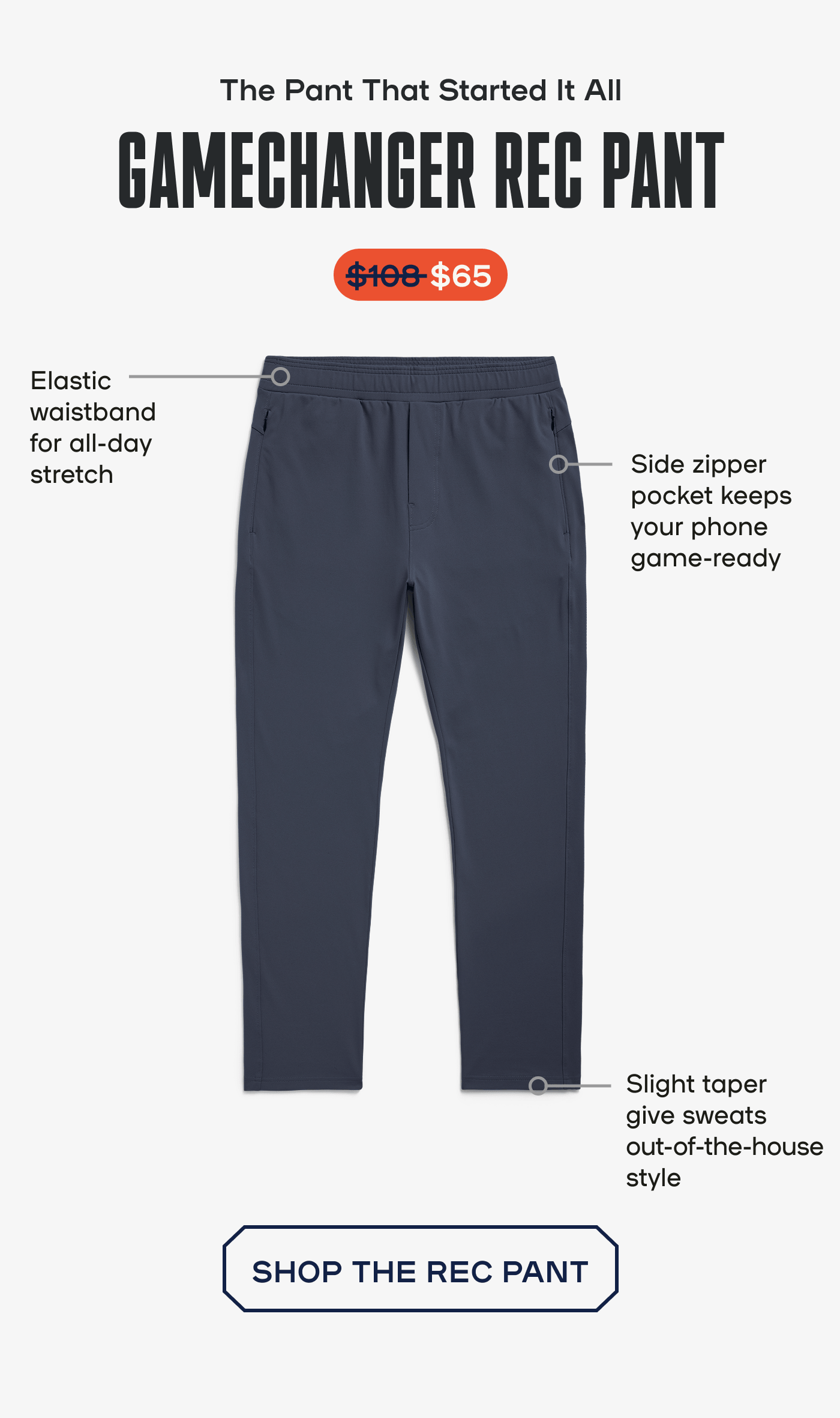 Gamechanger Rec Pant