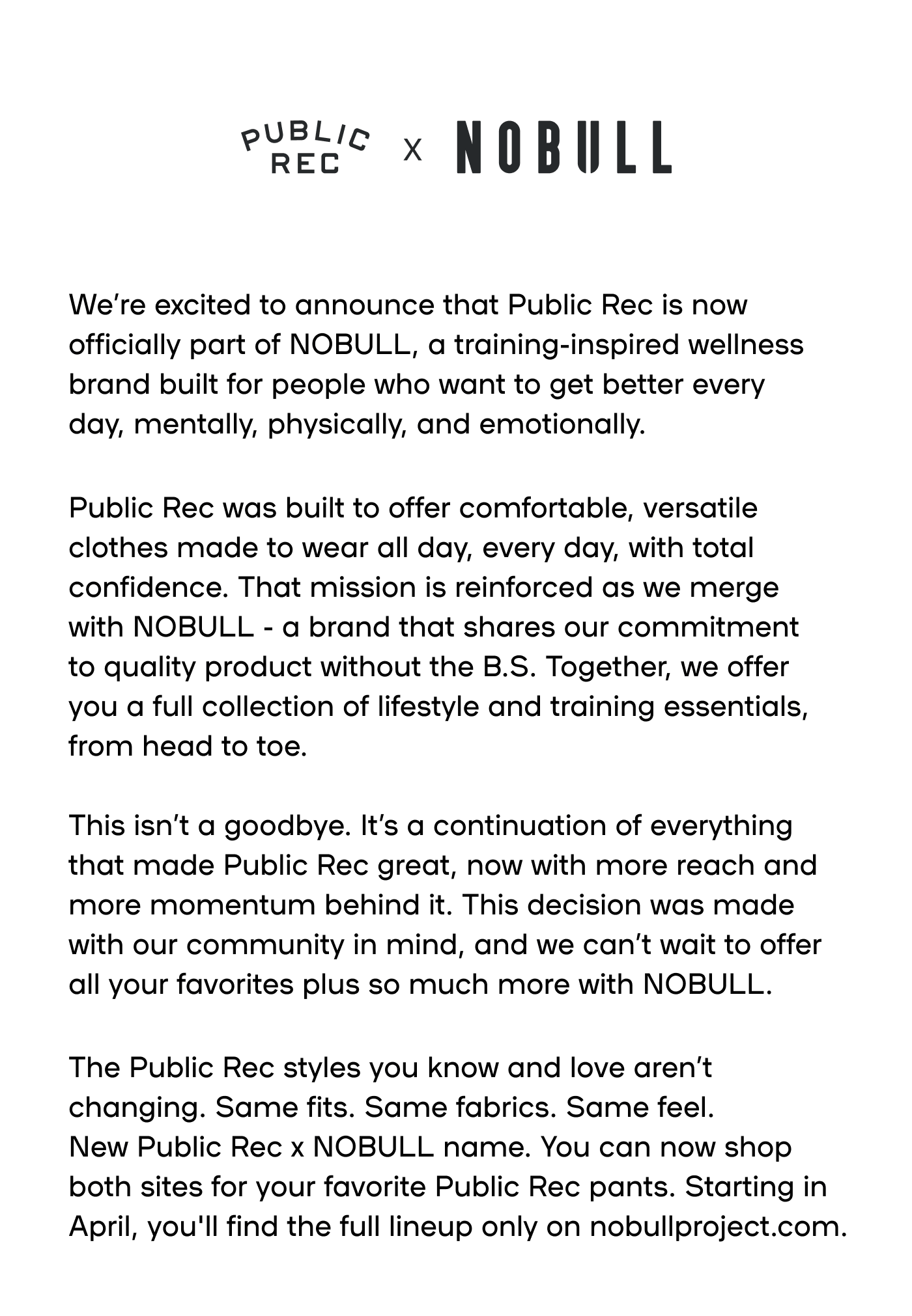 Public Rec x NOBULL