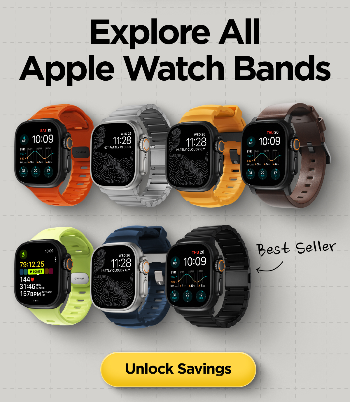 Explore All Apple Watch Bands. Unlock Savings
