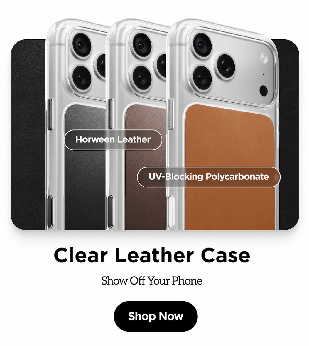 Clear Leather Case