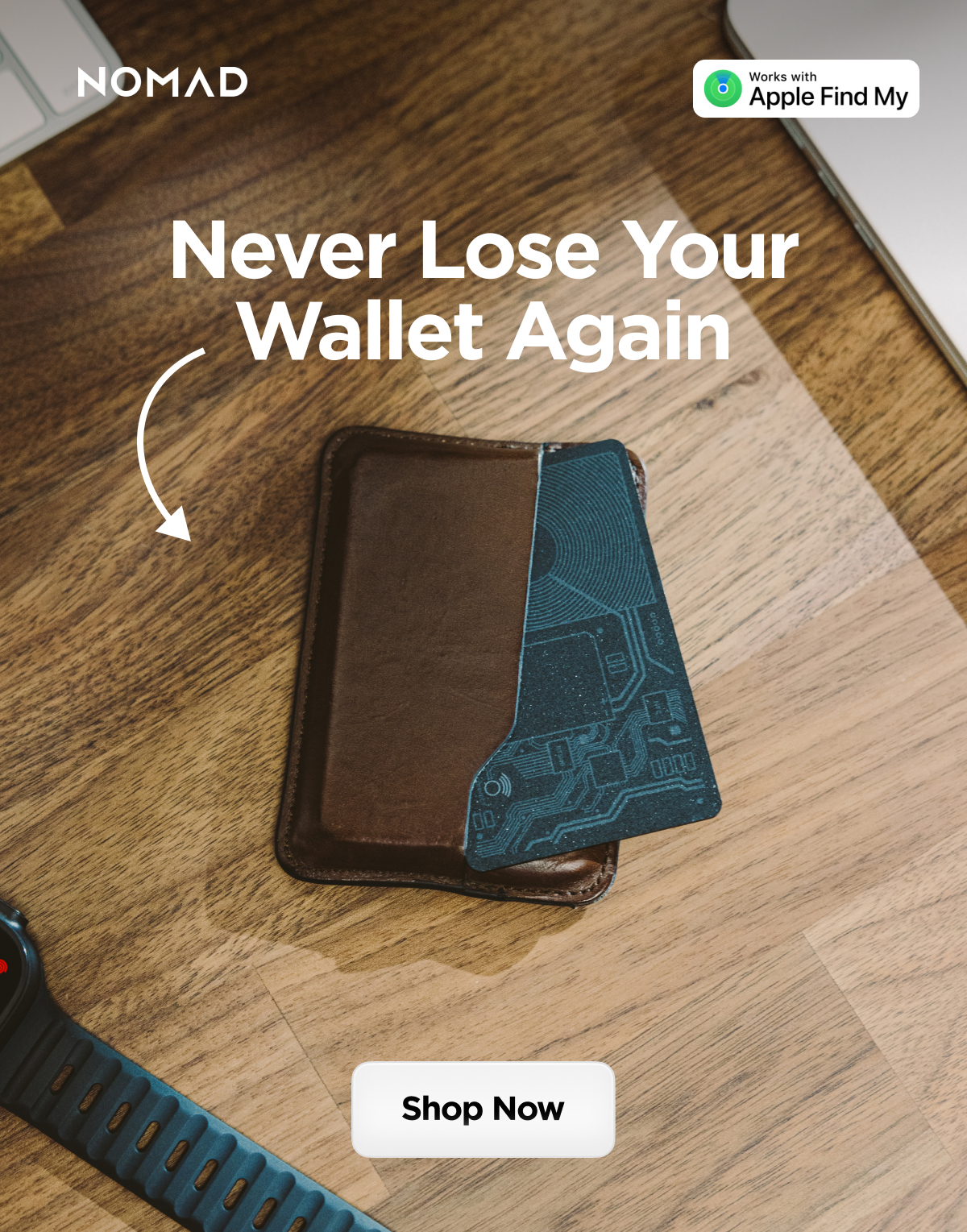 Never Lose Your Wallet Again. Tracking Card with Apple FindMy.