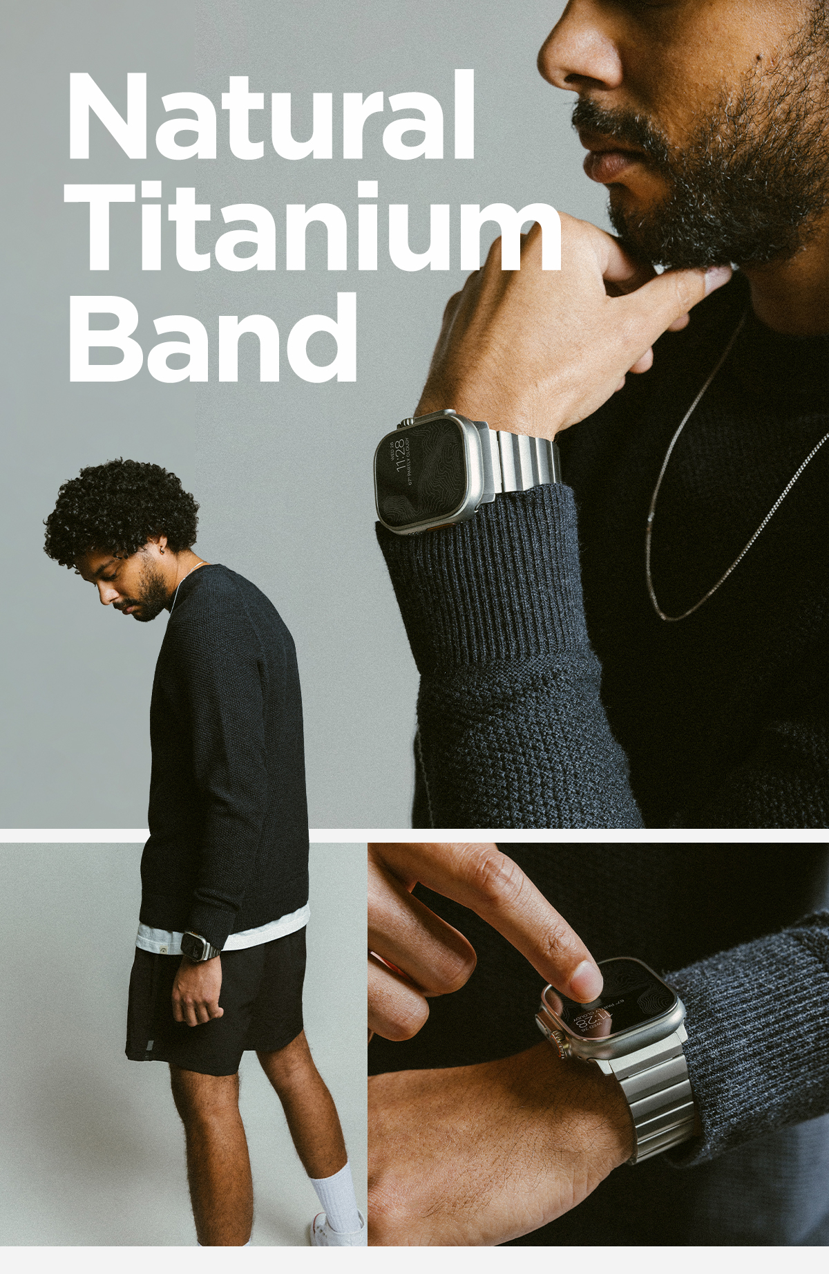 Natural Titanium Band