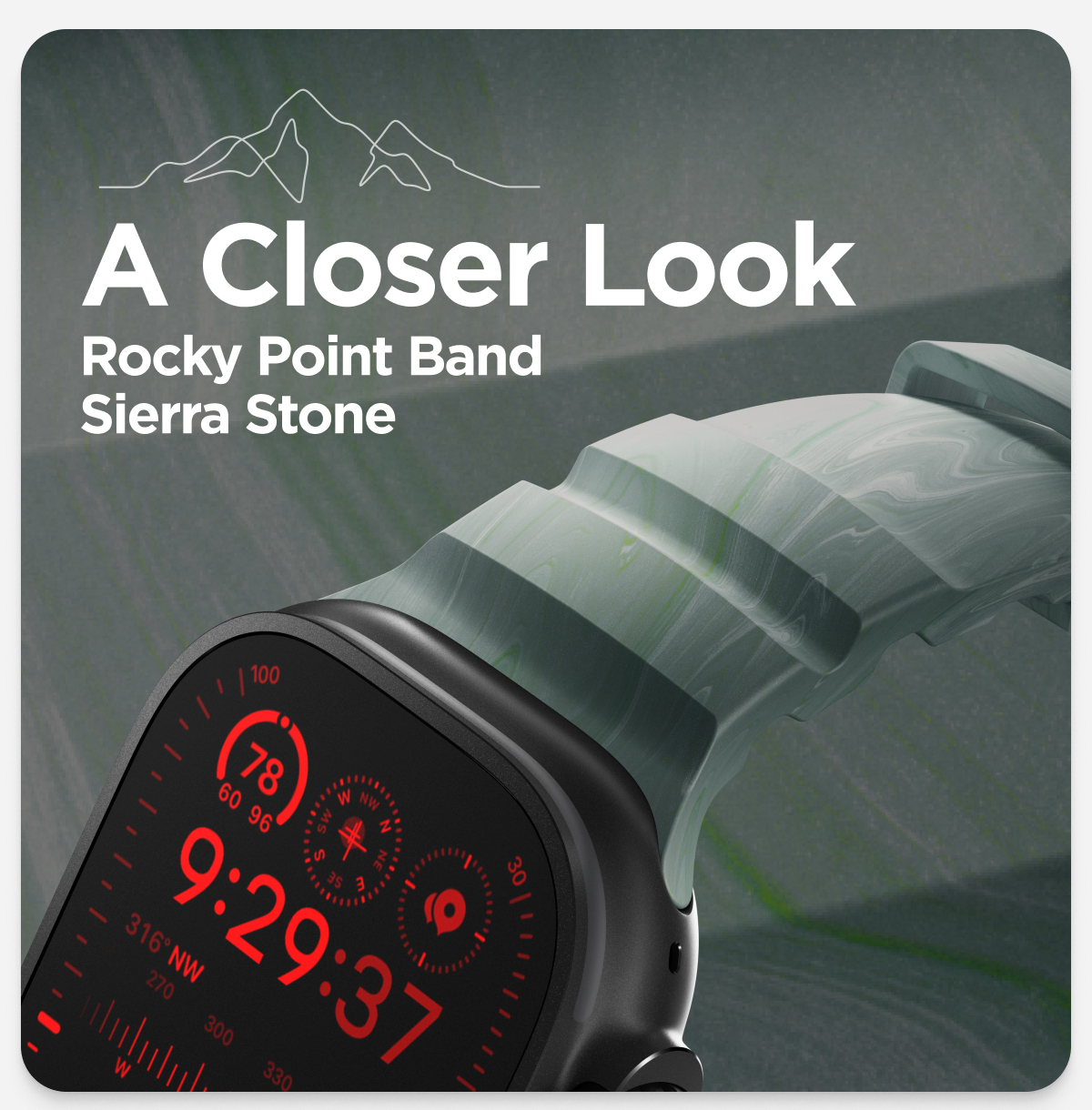 A Closer Look. Rocky Point Band Sierra Stone.