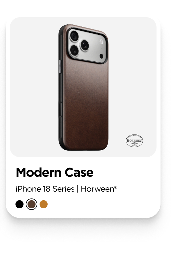 Rustic Brown Modern Leather Case.